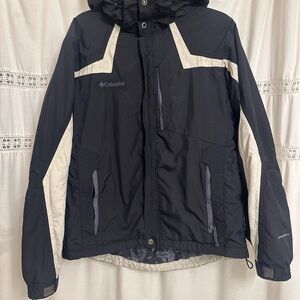 Columbia Navy and Cream Hooded Jacket for men’s, size M